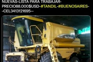 COSECHADORAS..NEW HOLLAND..JOHN DEERE